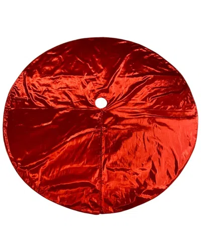 Vickerman 72in Red Metallic Christmas Tree Skirt