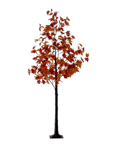 Vickerman 8ft Maple Leaf Tree Led In Orange
