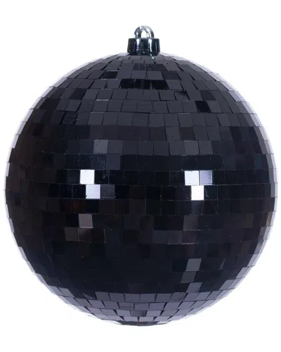 Vickerman 8in Mirror Ball Ornament In Blue