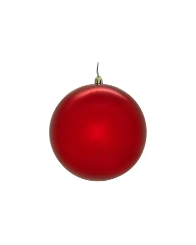 Vickerman 8in Red Shiny Seamless Ball Uv Drilled