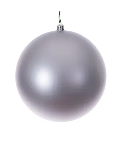Vickerman 8in Silver Matte Seamless Ball Uv Drilled In Purple