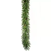 Vickerman 9' Cheyenne Christmas Garland Unlit In Green