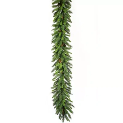 Vickerman 9' Cheyenne Christmas Garland Unlit In Green