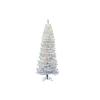 Vickerman 9.5' Prelit White Salem Pencil Pine Artificial Christmas Tree In White
