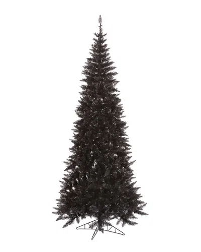 Vickerman 9ft Black Fir Slim Artificial Christmas Tree