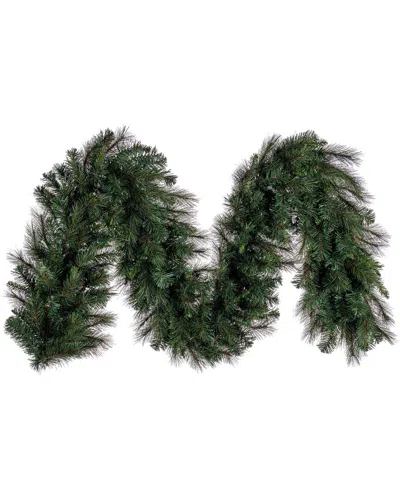 Vickerman 9ft Brighton Pine Artificial Garland With 300 Pe/pvc Tips In Green