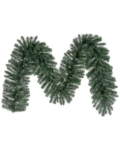 Vickerman 9ft Colorado Blue Fir Artificial Unlit Garland With 380 Realistic  Blend Of Pe/pvc Tips In Green