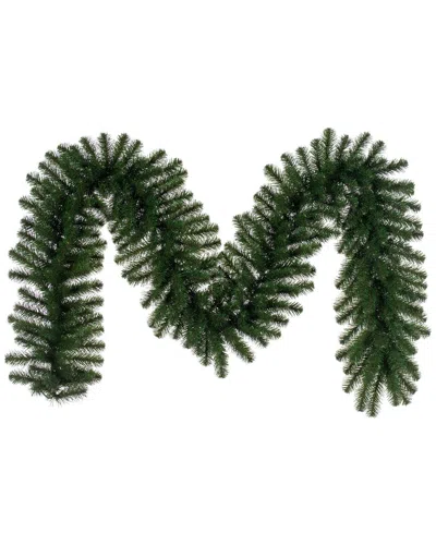 Vickerman 9ft Deluxe Sequoia Pine Artificial Unlit Garland With 280 Classic  Pvc Tips In Green