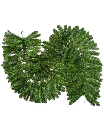 Vickerman 9ft Grand Teton Artificial Christmas Garland In Green