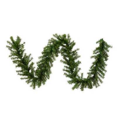 Vickerman Artificial Canadian Pine Garland Unlit In Green