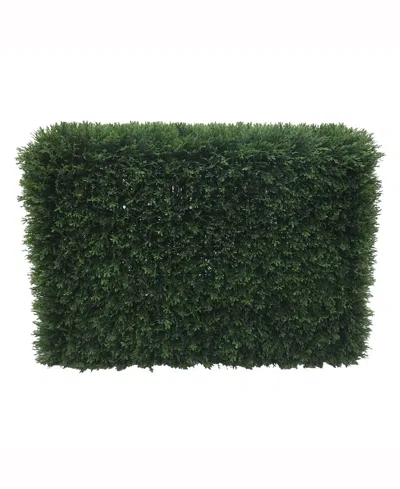 Vickerman Artificial Green Cedar Hedge, Uv Resistant In No Color
