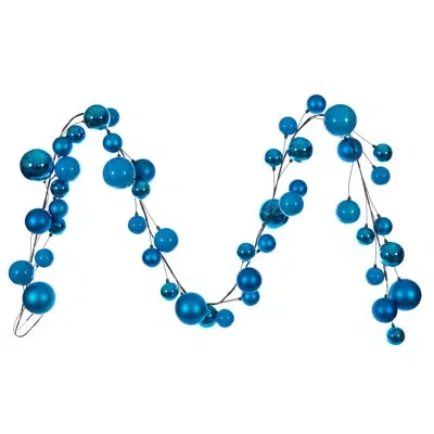 Vickerman Ball Branch Garland. In Turquoise