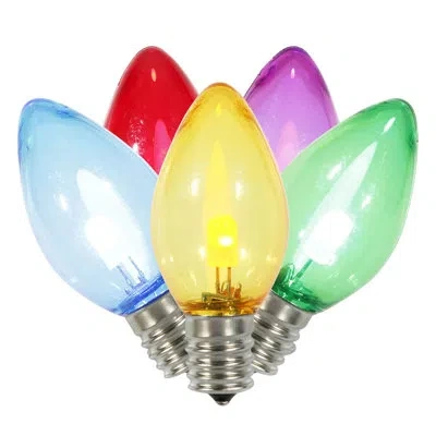 Vickerman C7 Transparent Led Bulb In Multi-color