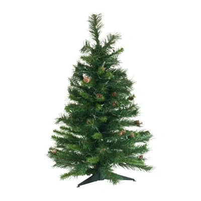 Vickerman Cheyenne Pine Artificial Christmas Tree With Clear Lights