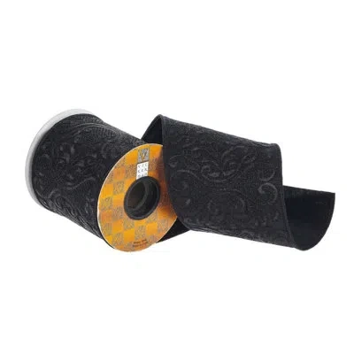 Vickerman Christmas Ribbon In Black