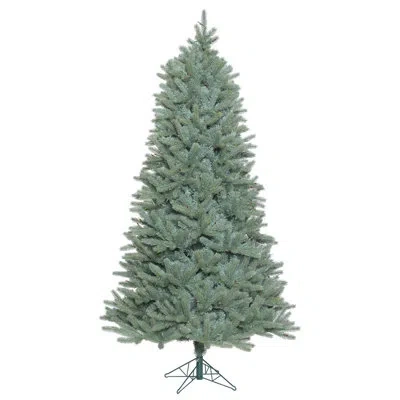 Vickerman Colorado Blue Spruce Slim Artificial Christmas Tree, Unlit