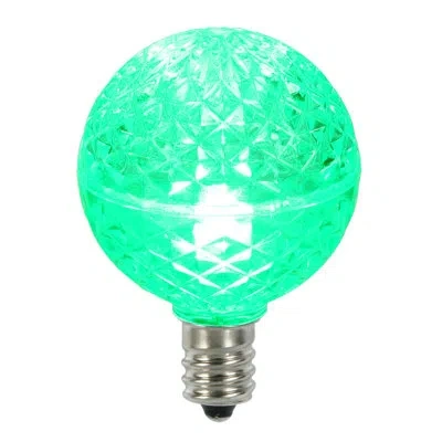 Vickerman G40 Faceted Led Replacement Bulbs 25 Per Box In Green