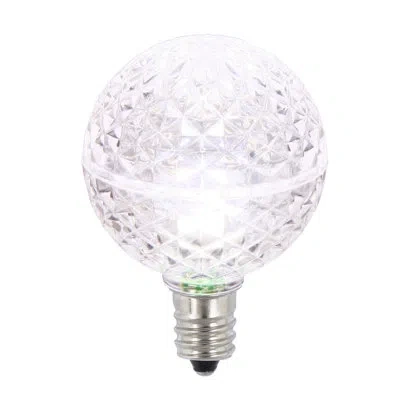 Vickerman G40 Faceted Led Replacement Bulbs 25 Per Box In Pure White