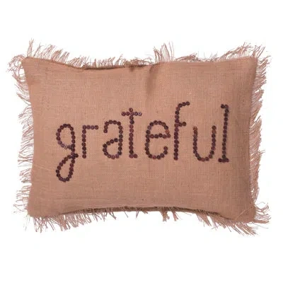 Vickerman Grateful Lumbar Pillow In Tan
