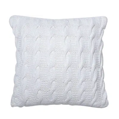 Vickerman Handknit Cushion Pillow In White