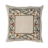 Vickerman Harvest Border Throw Pillow In Tan