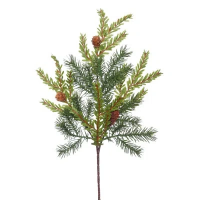 Vickerman Hemlock-angel Pine Spray In Green