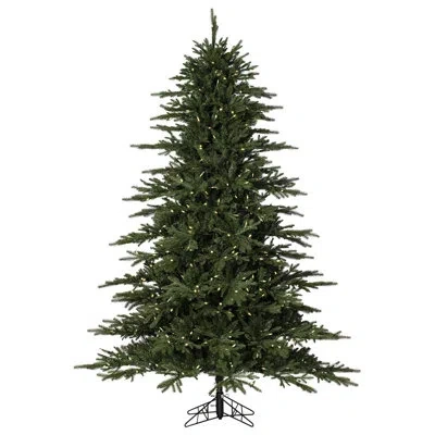 Vickerman Kamas 10' H Green Most Realistic Artificial Fir Christmas Tree With 1150 Led Lights