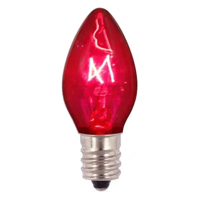 Vickerman Light Bulb In Red