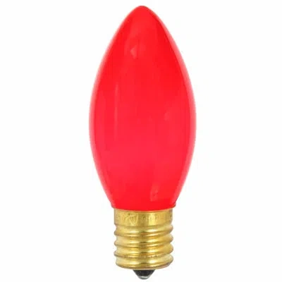 Vickerman Light Bulb In Red