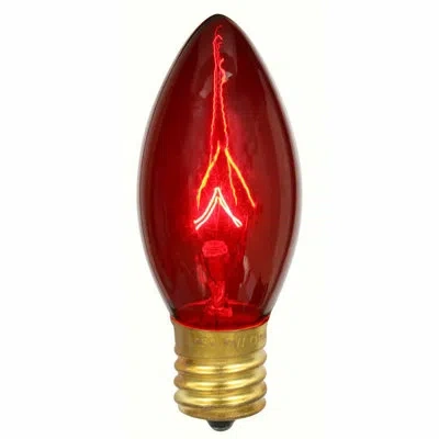 Vickerman Light Bulb In Red