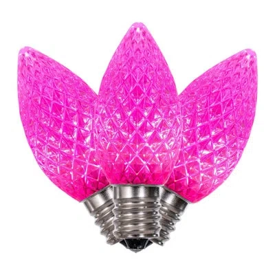 Vickerman Light Bulbs In Pink