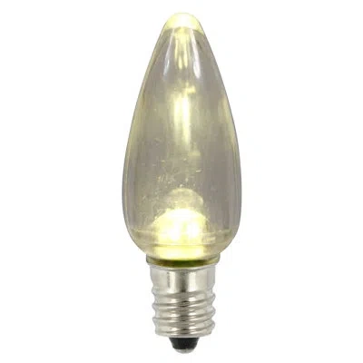 Vickerman Plastic Light Bulb In White