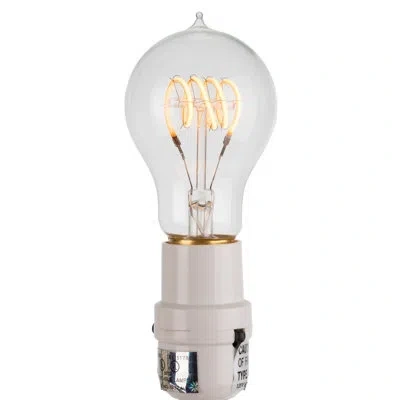 Vickerman Ps60 Warm White Filament Led Bulb 1/box, E26 Brass Base, Dimmable, 120v, 3.5w 2200k