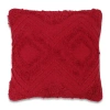 Vickerman Red Square Throw Cushion In Red