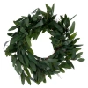 Vickerman Seeded Willow Eucalyptus 6" Polyester Wreath In Green