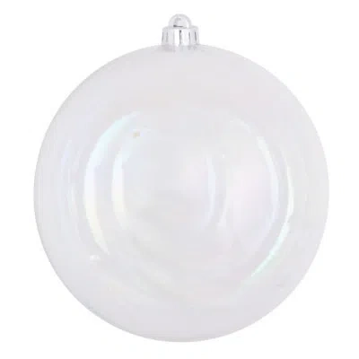 Vickerman Solid Ball Ornament In Clear