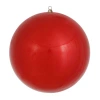 Vickerman Solid Holiday Shaped Ornament In Red