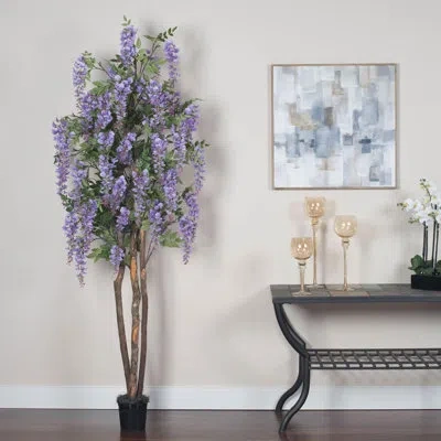 Vickerman Wisteria Tree In Pot In Purple