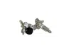 Vickisarge Men's The Black Bee Cufflinks In Platinum