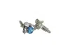 Vickisarge Men's The Blue Bee Cufflinks In Platinum