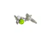 Vickisarge Men's The Green Bee Cufflinks In Platinum