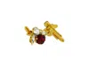 Vickisarge Men's The Red Bee Cufflinks In Gold