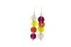Vickisarge Women's Big Button Earrings In Gray