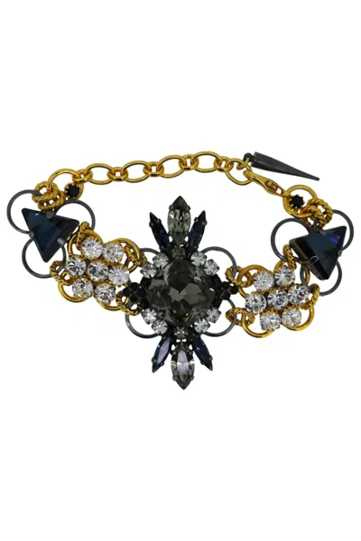 Vickisarge Women's Black / Grey / Neutrals Willemina Bracelet