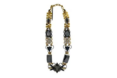 Vickisarge Women's Black / Grey Willemina Necklace