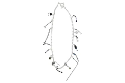 Vickisarge Women's Black / Silver Party Twisted Crystal Necklace