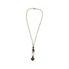 Vickisarge Women's Gold / Green / Red Yuletide Charm Necklace
