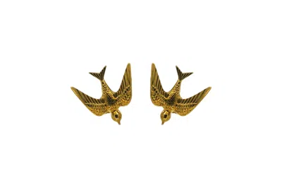 Vickisarge Women's Gold Mae Earrings Pierced