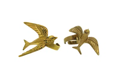 Vickisarge Women's Gold Mae Ring
