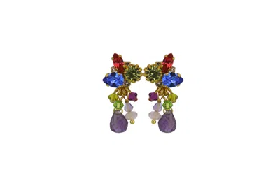 Vickisarge Women's Gold Petite Bloom Earrings